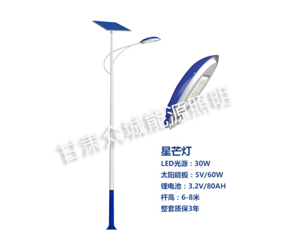 申扎爆款太阳能路灯